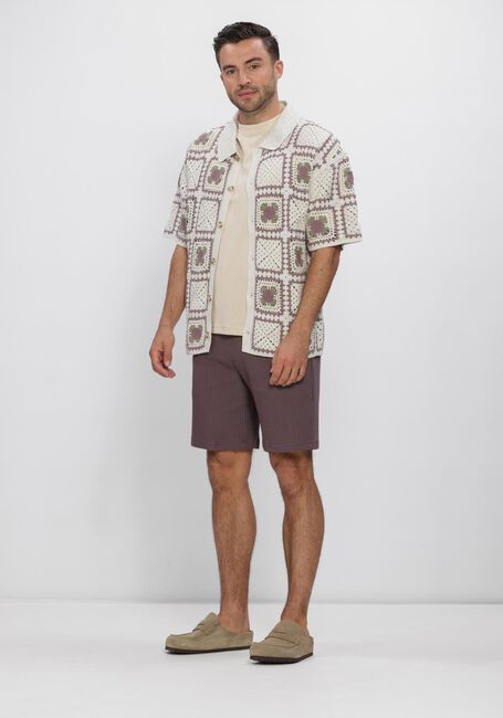 Ecru DSTREZZED Casual overhemd SHANE CROCHET SHIRT - large