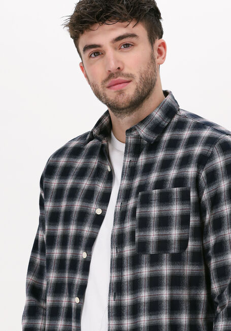 Donkerblauwe SELECTED HOMME Casual overhemd SLHSLIMARDEE SHIRT LS CHECK M - large