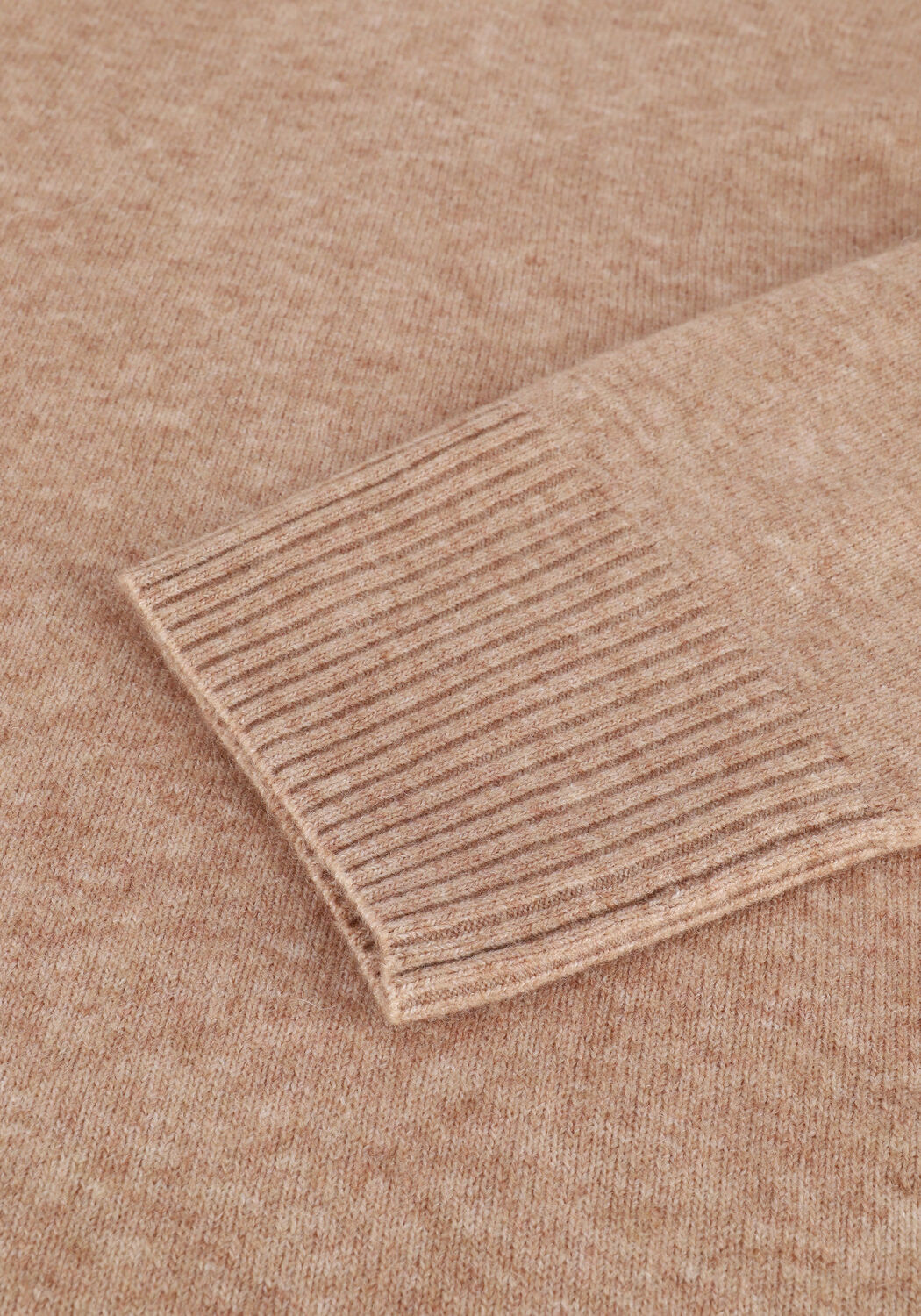 Beige SELECTED WOMEN Trui SLFNOVAH LS KNIT HOODIE B - large