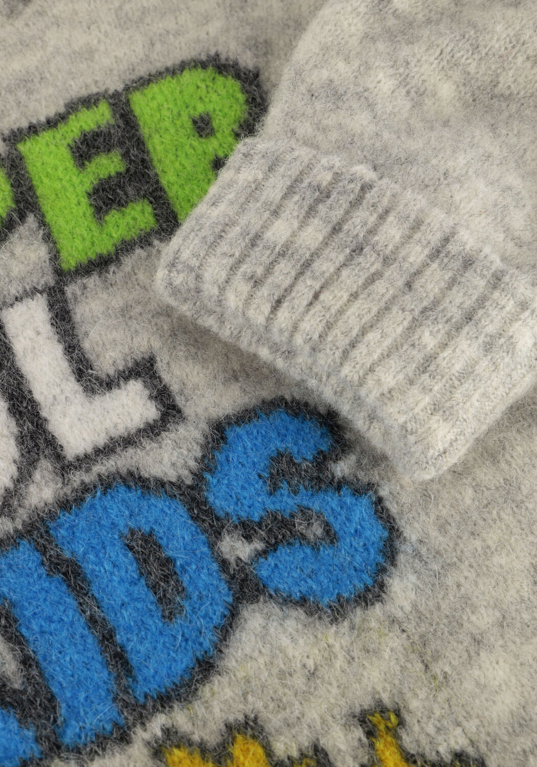 Lichtgrijze AMERICAN VINTAGE Sweater VITOW KIDS - large