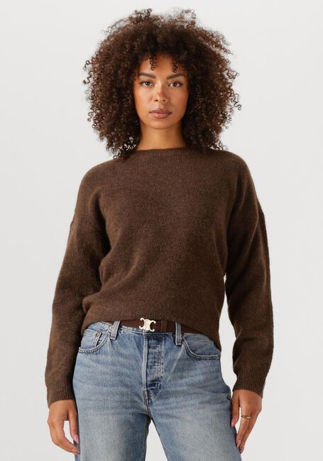 Bruine MSCH COPENHAGEN Trui MSCHFESTINA HOPE PULLOVER - large