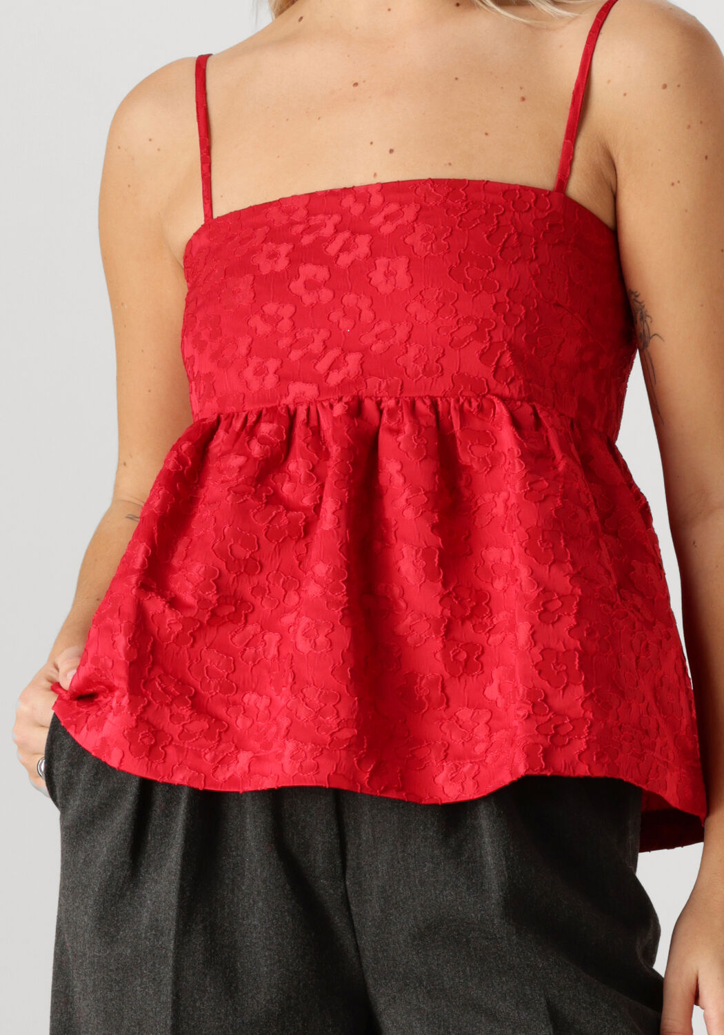 ENVII Dames Tops & T-shirts Endill Sl Top 7186 Rood