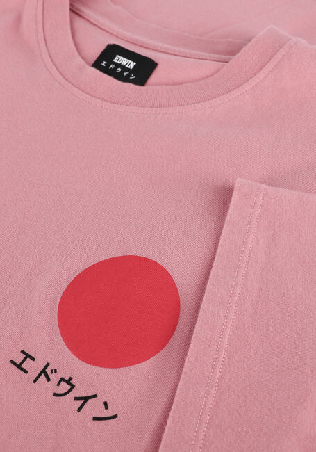 Roze EDWIN T-shirt JAPANESE SUN TS - large