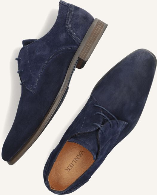 Blauwe VAN LIER Veterschoenen ERASMO Blauwe VAN LIER Veterschoenen ERASMO - large