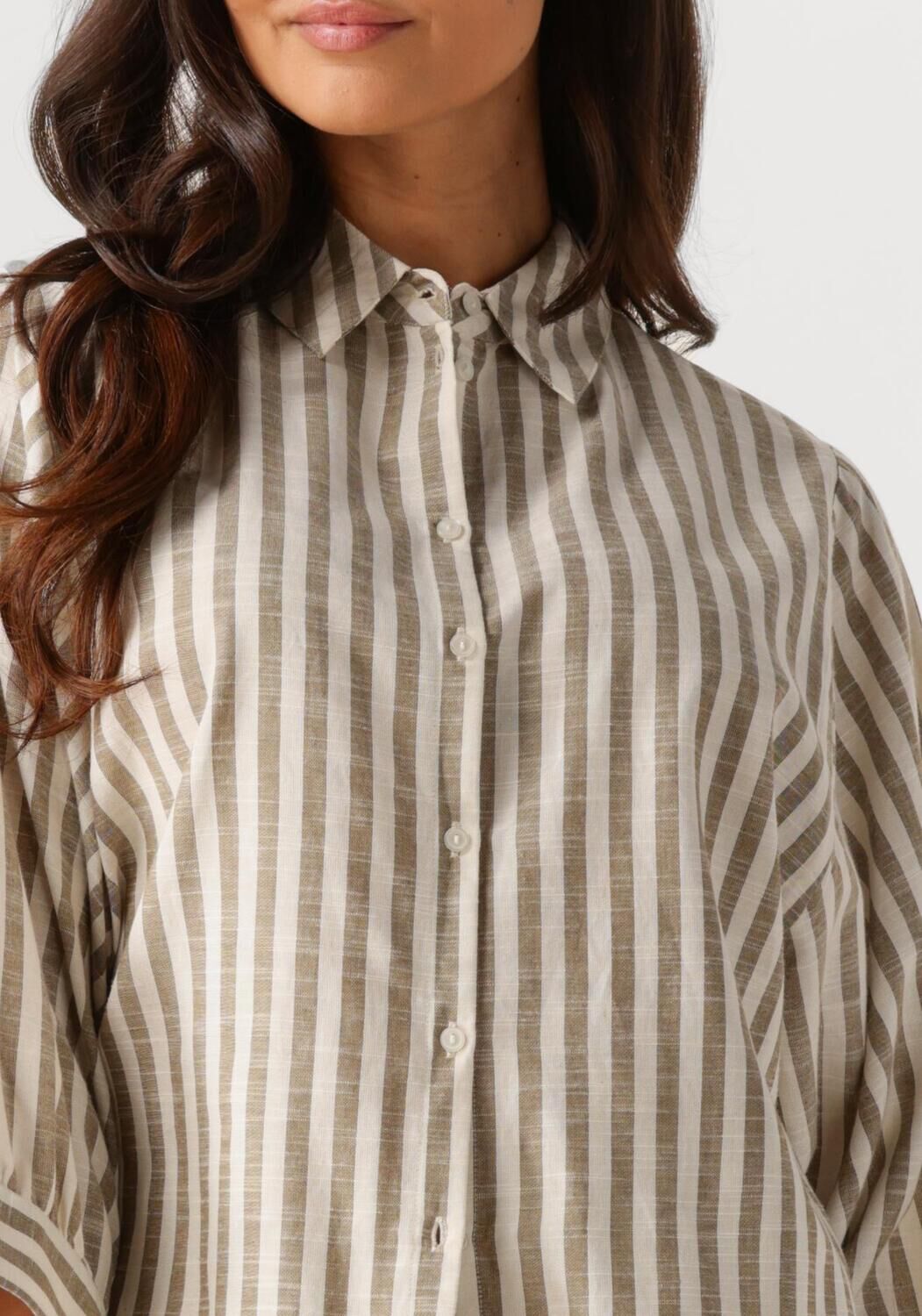 KNIT-TED Dames Blouses Becca Khaki