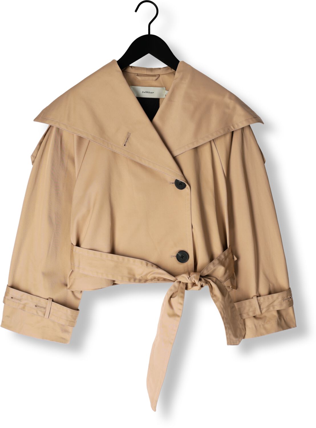 INWEAR Dames Jassen Umayaiw Short Trench Camel