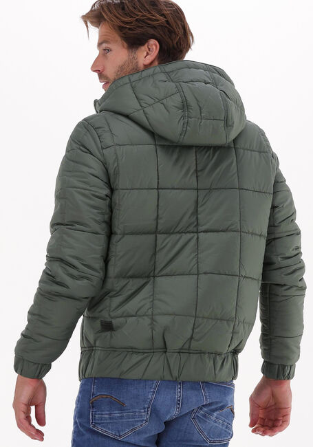 Groene G-STAR RAW Gewatteerde jas MEEFIC SQR QUILTED HDD JKT - large