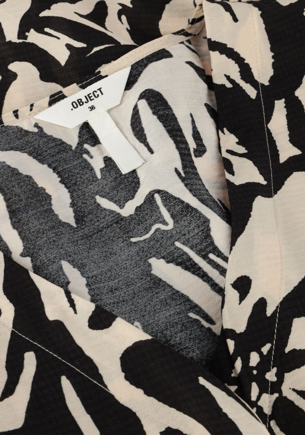 Zwarte OBJECT Mini jurk OBJKARINA S/S RE SHORT DRESS NOOS - large