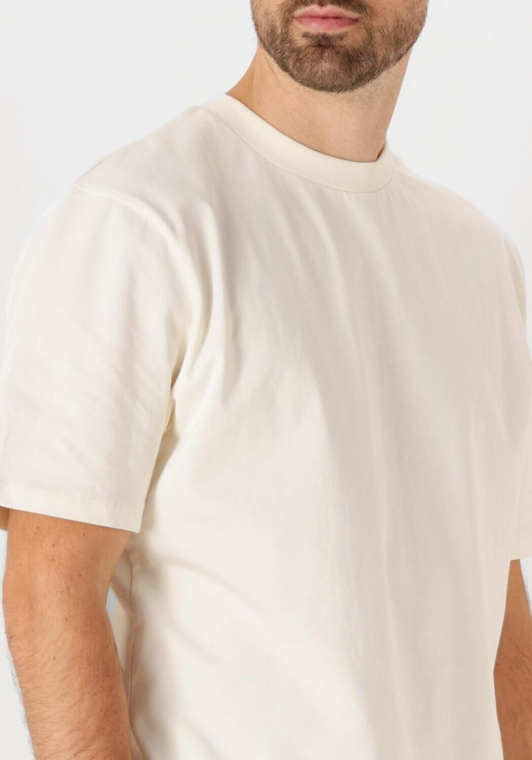 THE GOODPEOPLE Heren Polo's & T-shirts Titan Gebroken Wit