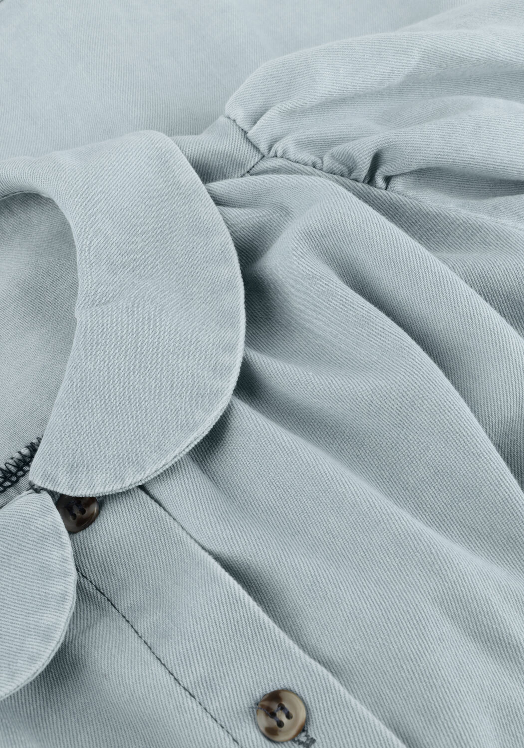 Lichtblauwe BAJE STUDIO Mini jurk MIRABEL - large