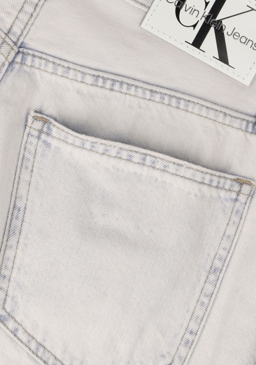 Lichtblauwe CALVIN KLEIN Mom jeans MOM JEAN ANKLE - large