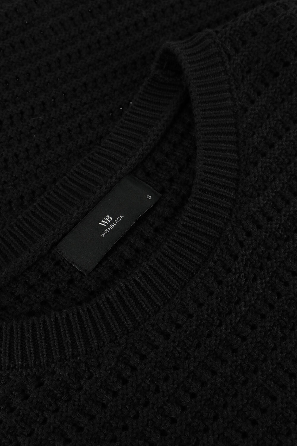 Zwarte WITHBLACK T-shirt WBLKINDRA SS TEE - large