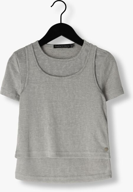 Grijze FRANKIE & LIBERTY Top MAEVY TEE - large