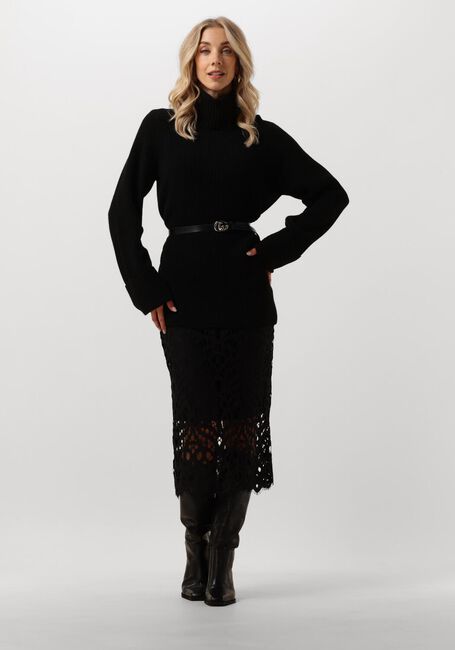 Zwarte VANILIA Trui OVERSIZED TURTLE SWEATER - large