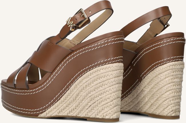 Cognac MICHAEL KORS Sandalen met hak NORA WEDGE Cognac MICHAEL KORS Sandalen met hak NORA WEDGE - large