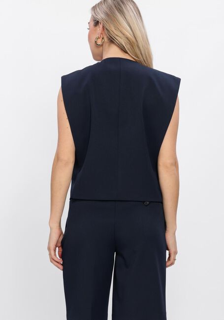 Donkerblauwe HAUTE L'AMITI&Eacute; Gilet PREMIERE BOX WAISTCOAT - large