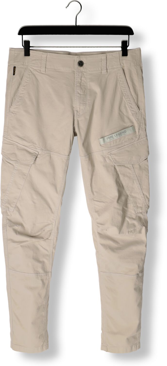 PME LEGEND Heren Broeken Nordrop Cargo Stretch Twill Lichtgrijs