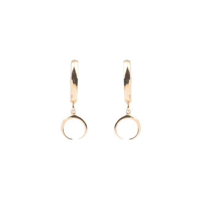 Gouden ATLITW STUDIO Oorbellen SOUVENIR EARRINGS HORN Gouden ATLITW STUDIO Oorbellen SOUVENIR EARRINGS HORN - large