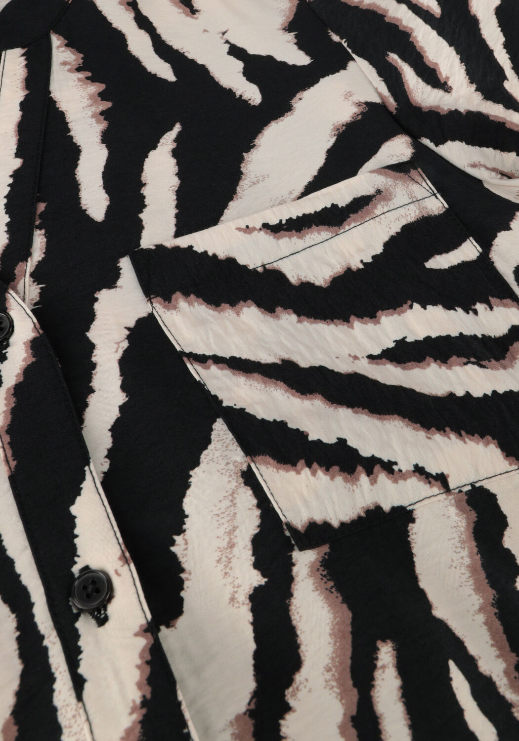 Zand OBJECT Mini jurk OBJJACIRA S/S SHIRT DRESS - large