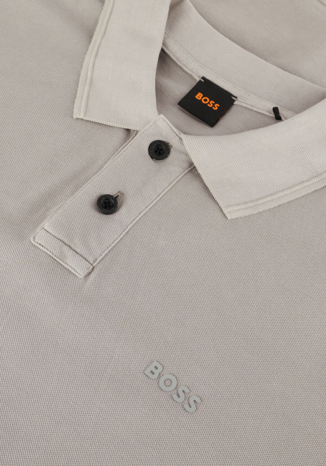 Grijze BOSS ORANGE Polo PRIME - large