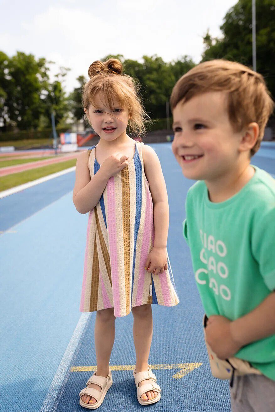 Multi Sproet & Sprout Mini jurk LOOSE DRESS STRIPED - large