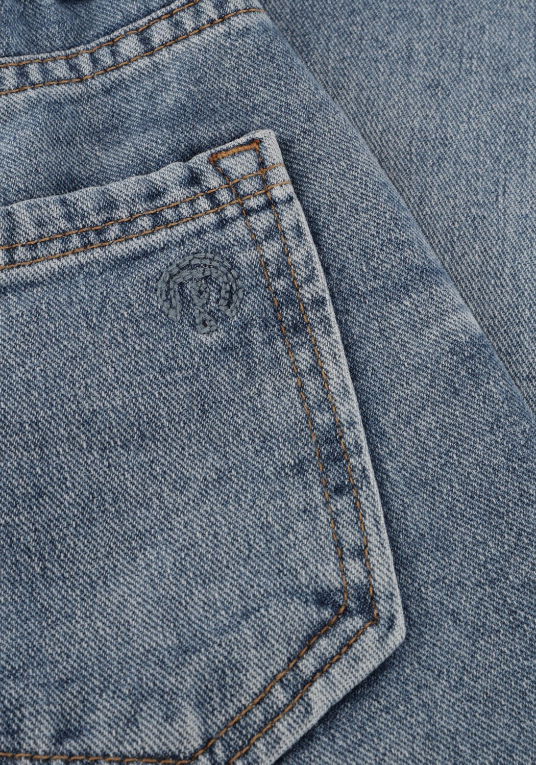 Lichtblauwe RAIZZED Wide jeans HANOI - large