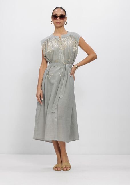 Grijze GREEK ARCHAIC KORI Midi jurk S26K-4083196 - large