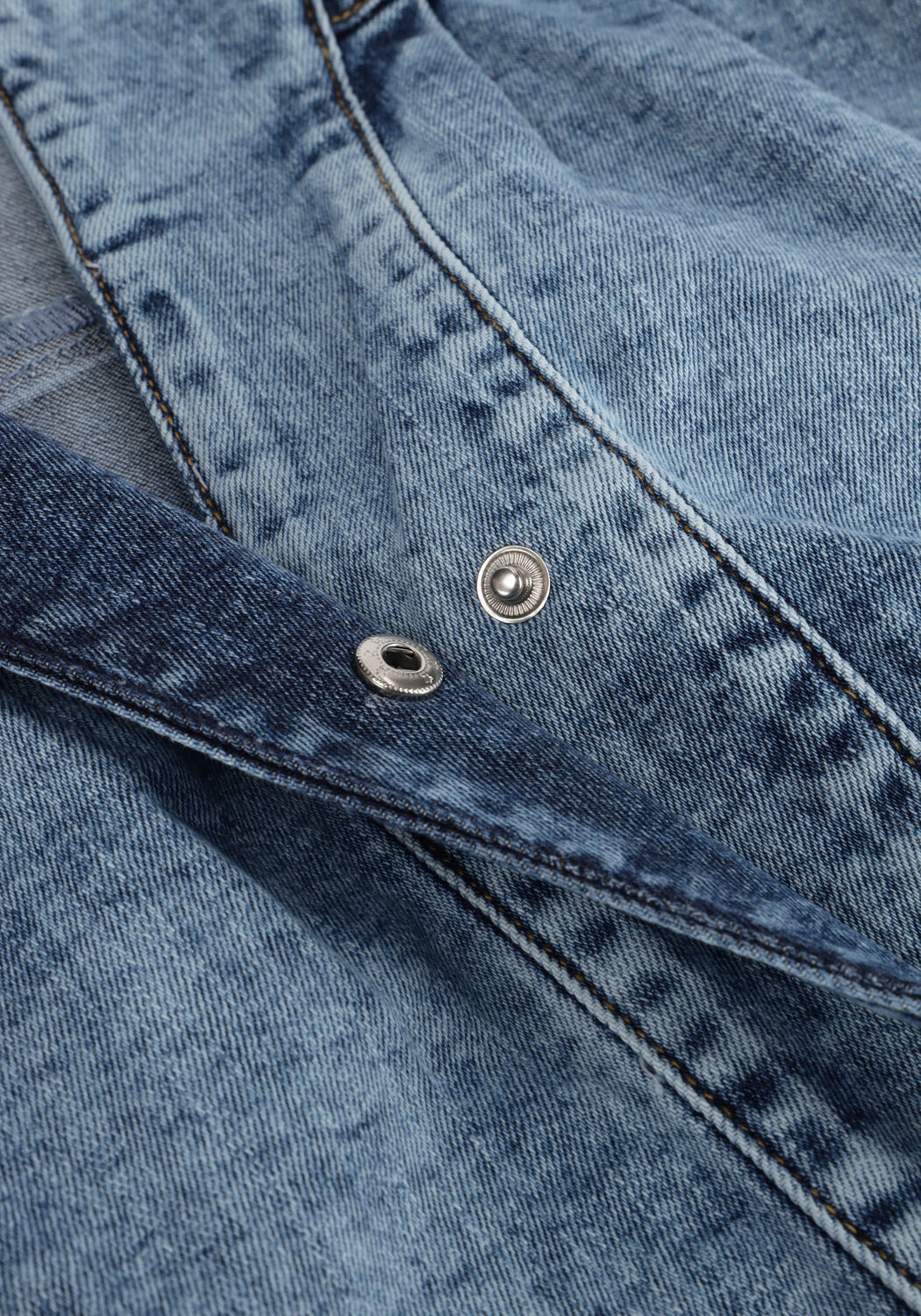 Blauwe LOLLYS LAUNDRY Spijkerjas IRISHLL JACKET LS - large