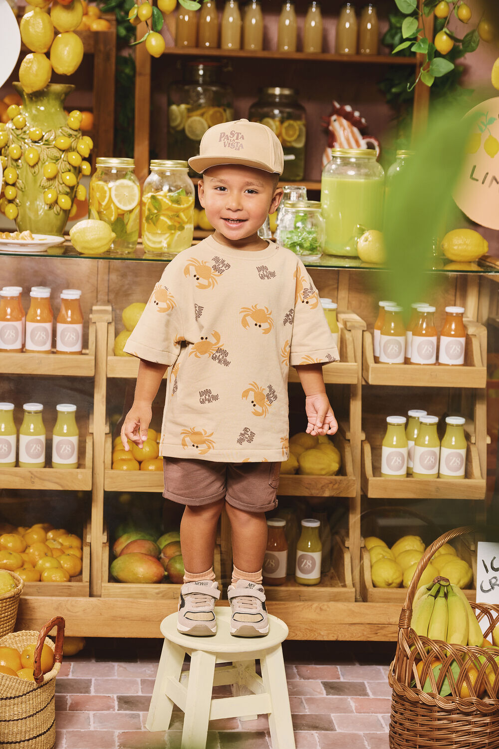 Bruine Z8 Korte broek GIANNEY - large