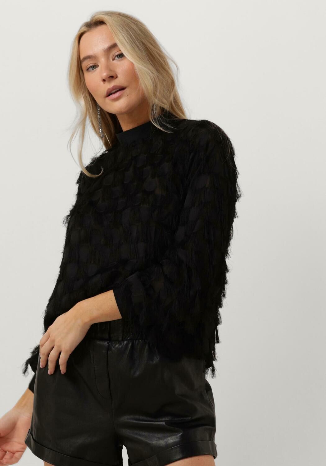 zwarte y.a.s. blouse yasdio ls top