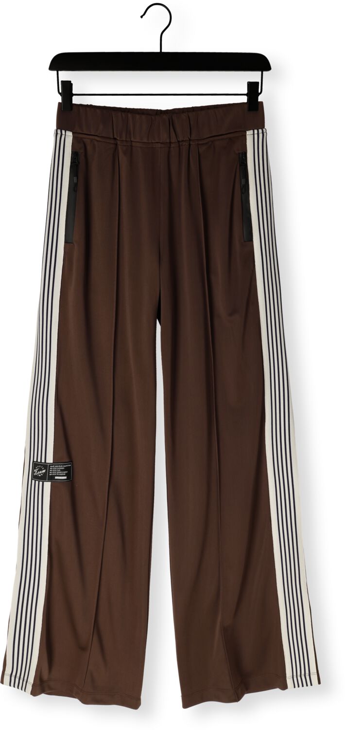 HAUTE L'AMITIÉ Dames Broeken Baggy Track Tall Pants Bruin