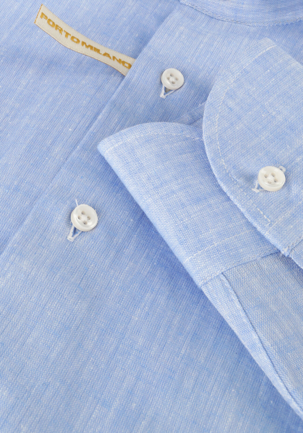 Lichtblauwe PORTO MILANO Klassiek overhemd LAGOS - large