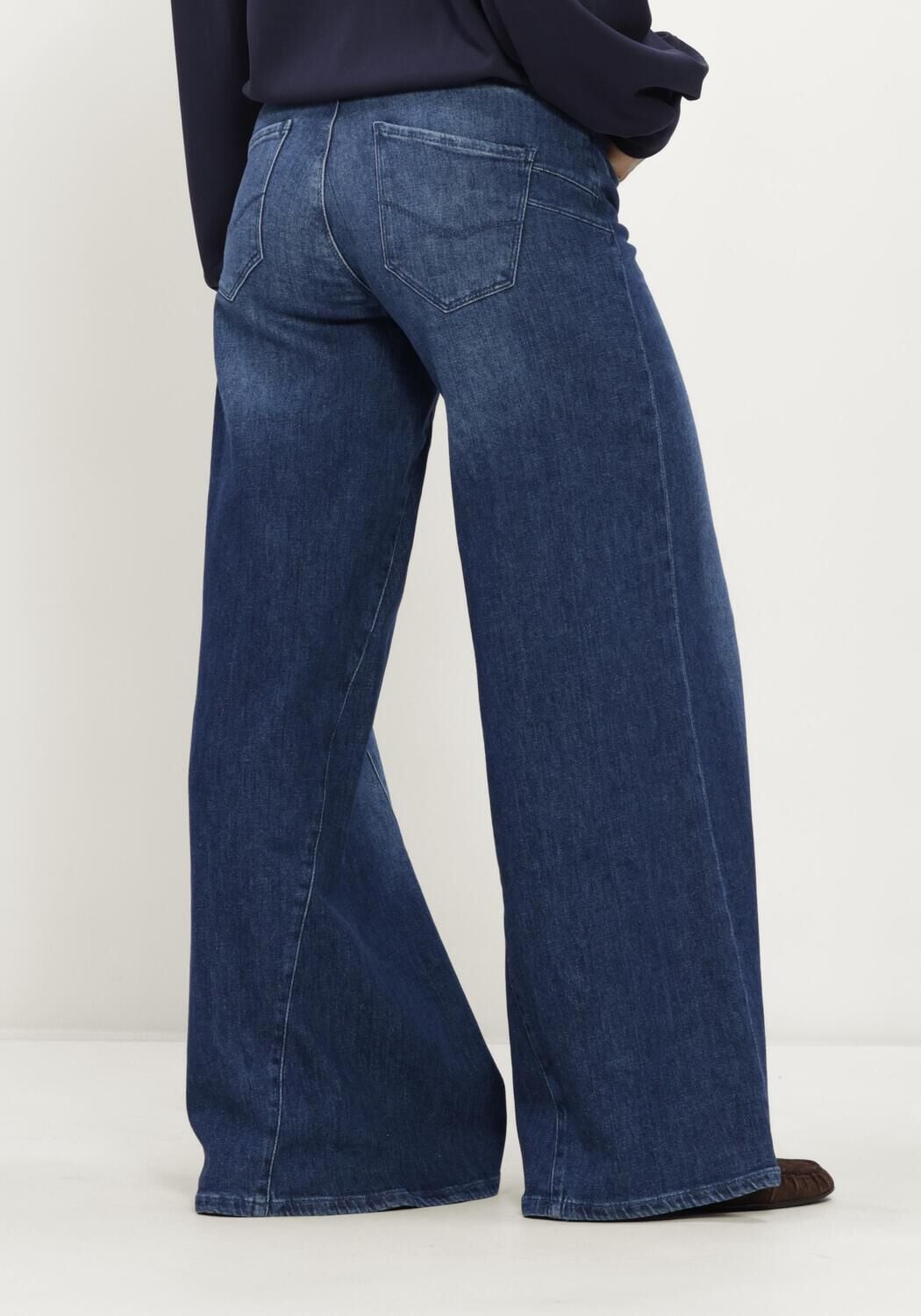 Mac Dames Jeans 0333 Auth. Comfort Vintage Denim Wide Extreme - Blauw-32, foto 3
