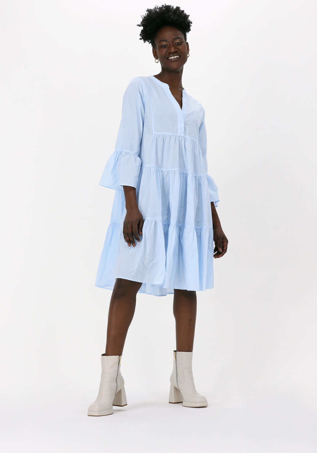 Zomerjurk lichtblauw discount