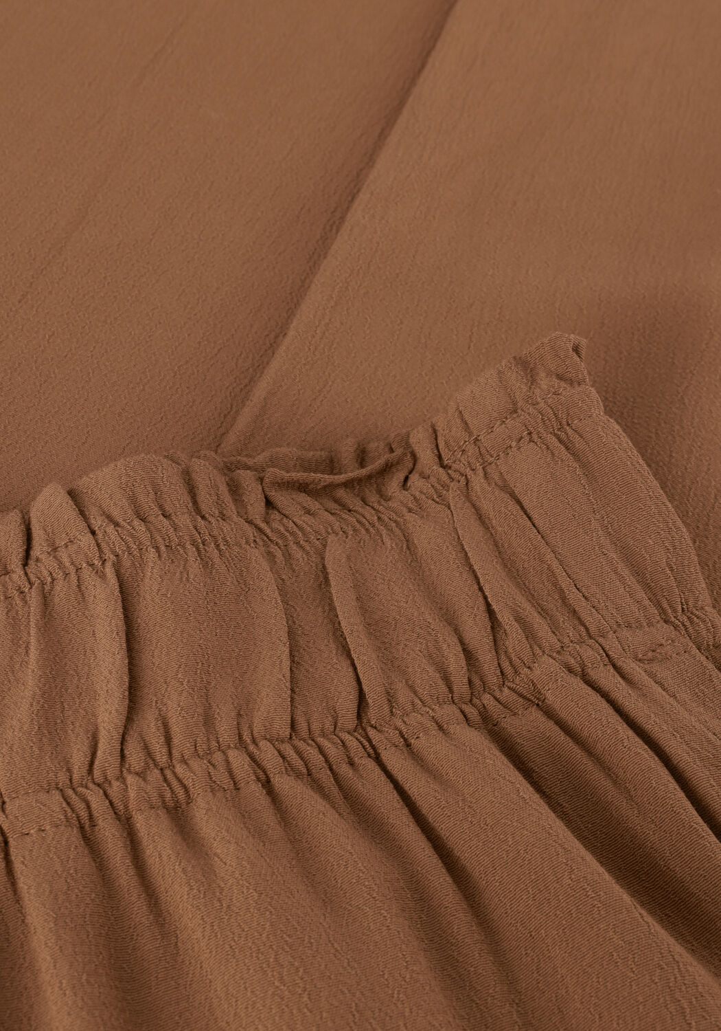 Khaki BY-BAR Wijde broek ROBYN VISCOSE PANTS - large