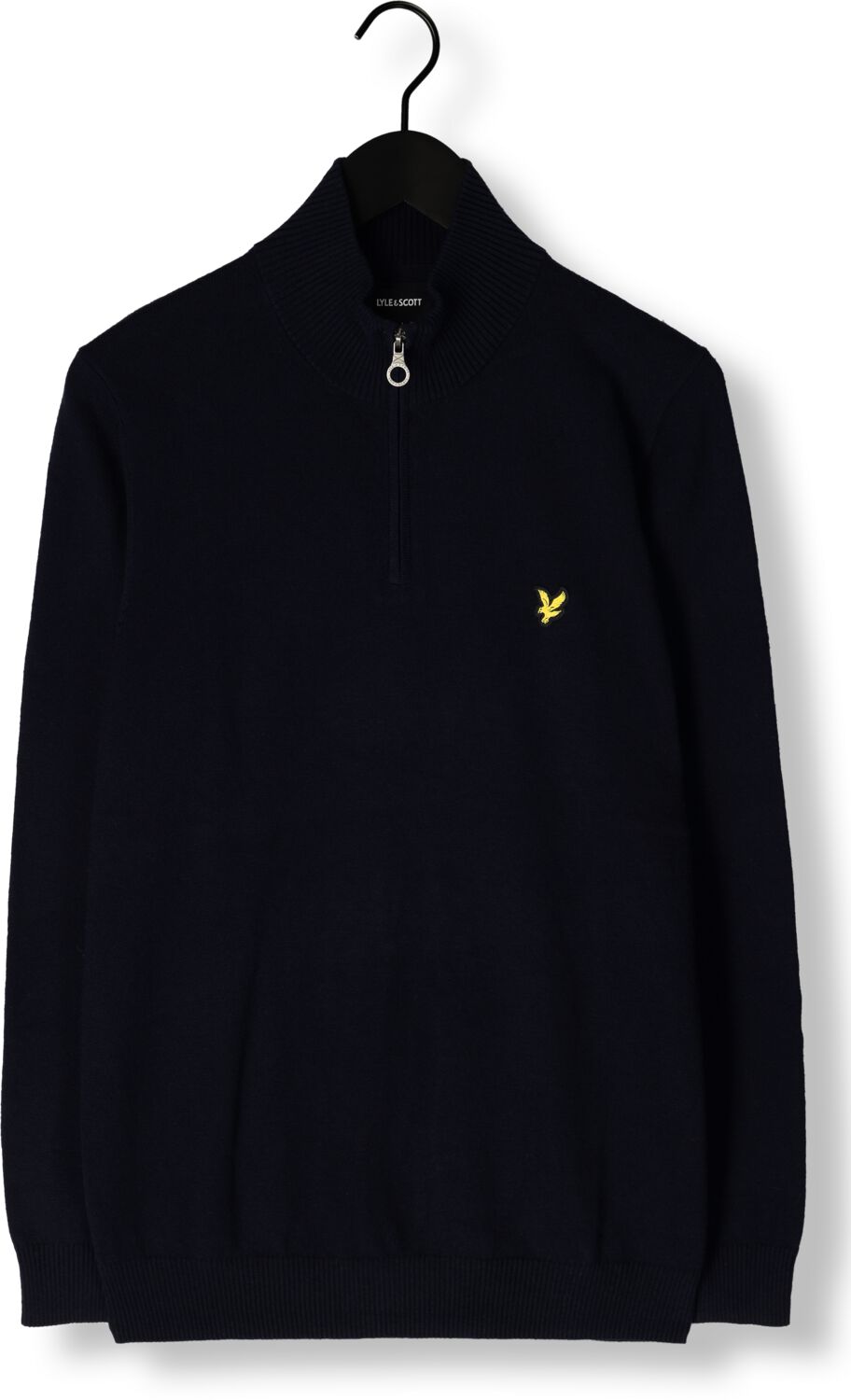 LYLE & SCOTT Heren Truien & Vesten Cotton Merino Quarter Zip Jumper Donkerblauw