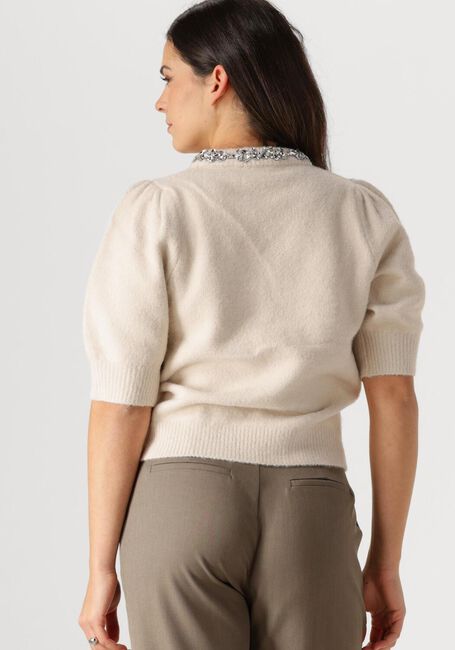 Ecru NEO NOIR Trui MAIA STONE KNIT BLOUSE - large