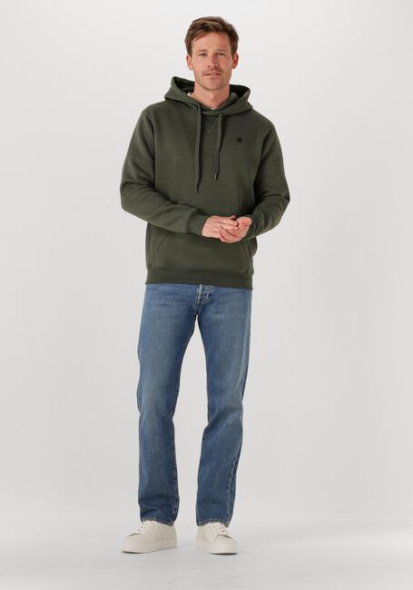Donkergroene G-STAR RAW Sweater PREMIUM CORE HDD SW L\S Donkergroene G-STAR RAW Sweater PREMIUM CORE HDD SW L\S - large