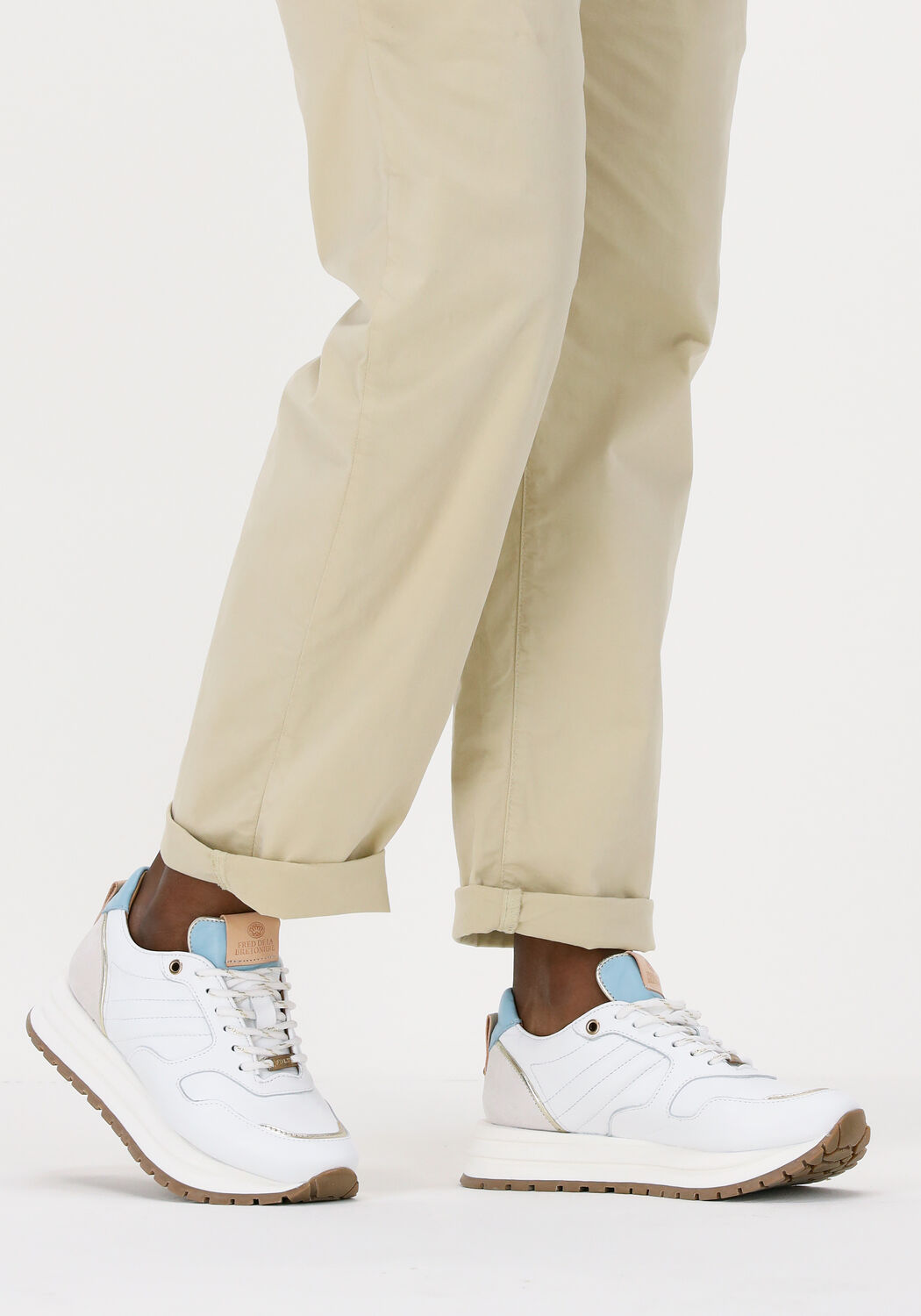 Witte sneakers fred de la bretoniere cheap