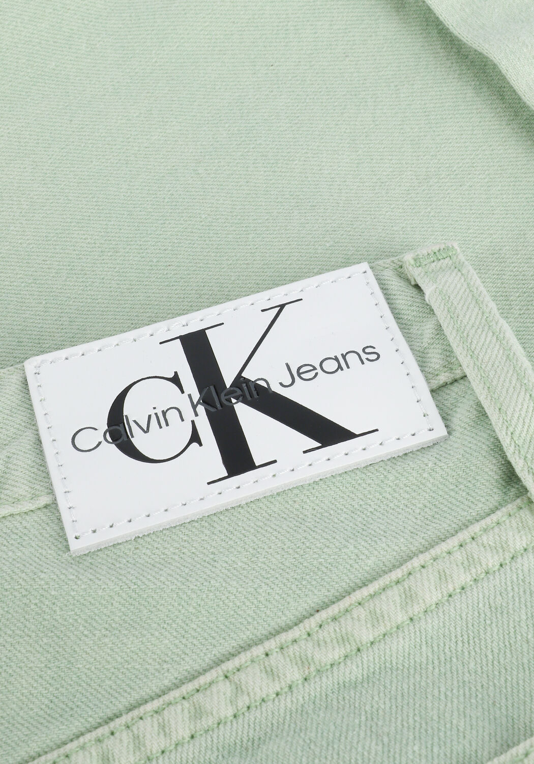 Lichtblauwe CALVIN KLEIN Shorts MOM SHORT - large