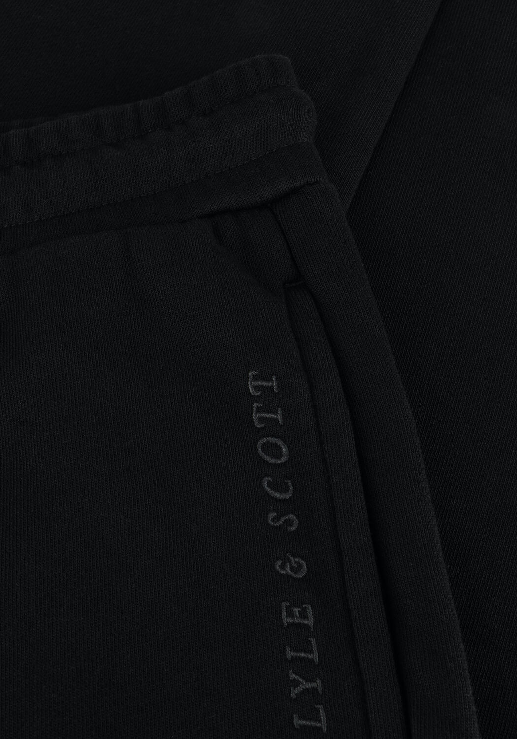LYLE & SCOTT Jongens Broeken Cuffed Cargo Pocket Jogger Zwart