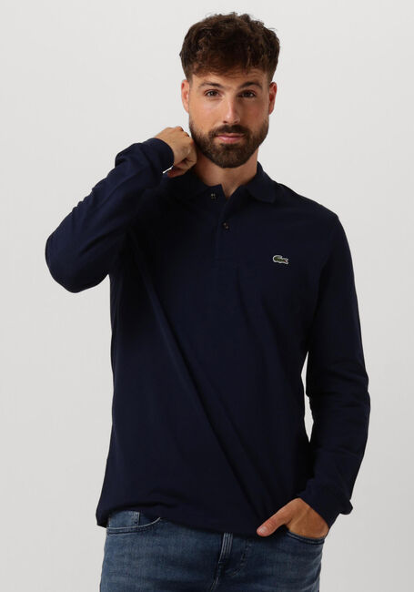 Donkerblauwe LACOSTE Polo 1HP2 MEN LONG SLEEVED BEST POLO - large