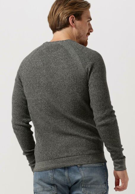 Bruine CAST IRON Trui R-NECK COTTON MOULINE SLUB - large
