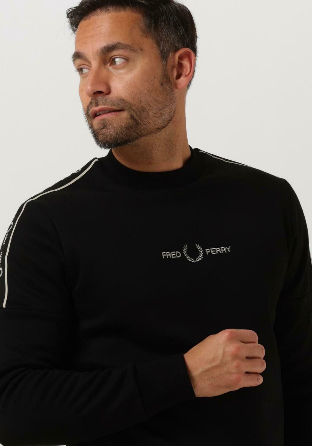 Fred perry taped sweatshirt online