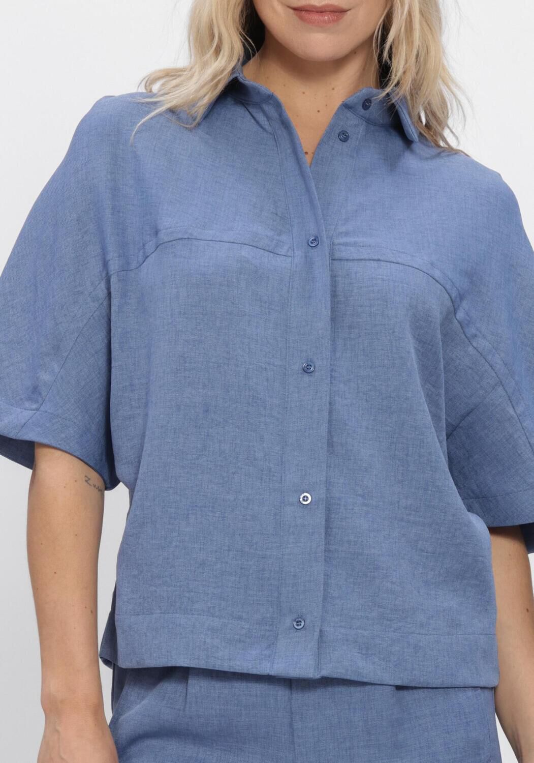 Blauwe EST'SEVEN Blouses FREYA TOP - large