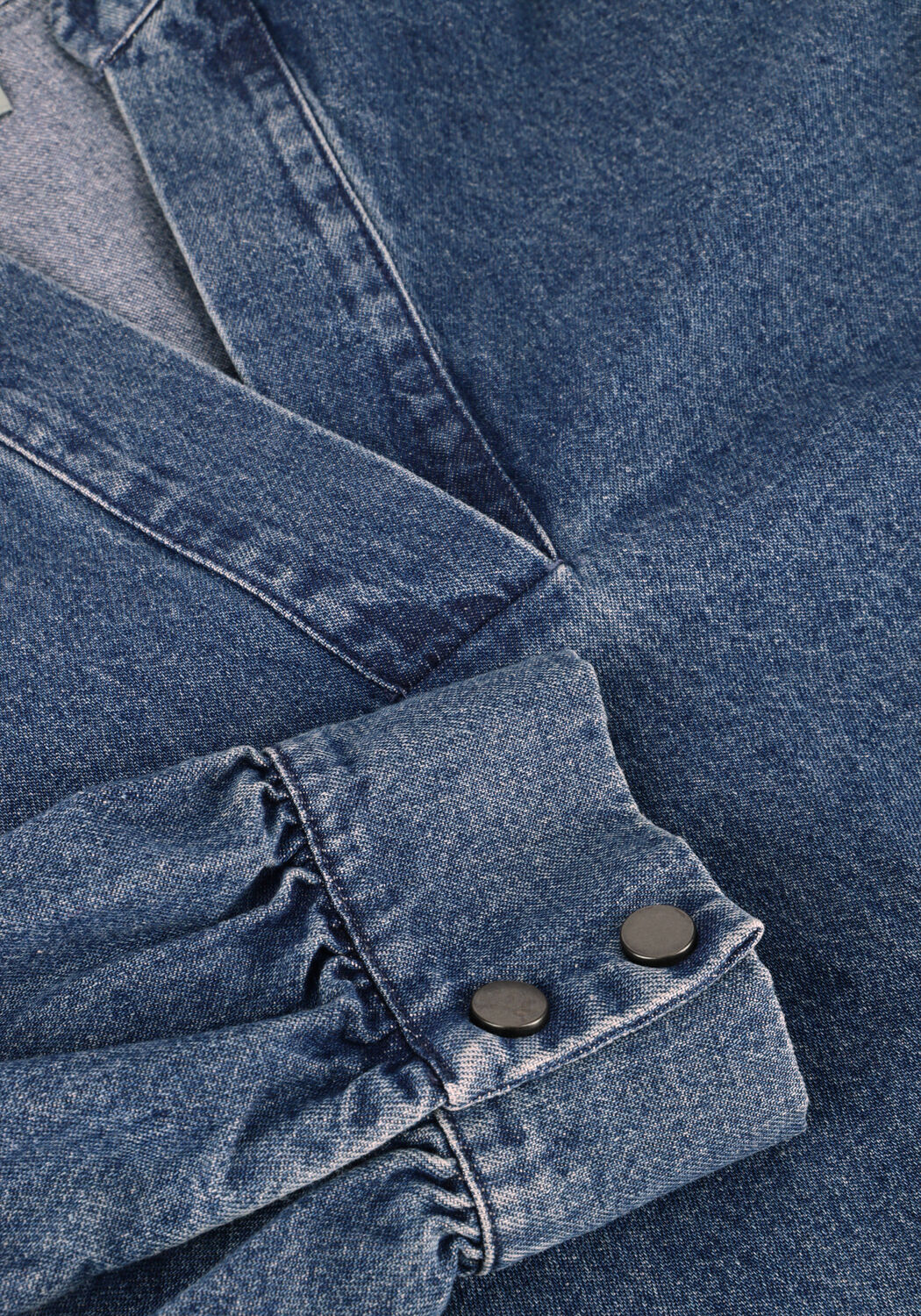 Blauwe NEO NOIR Blouses ROSSLYN DENIM BLOUSE - large