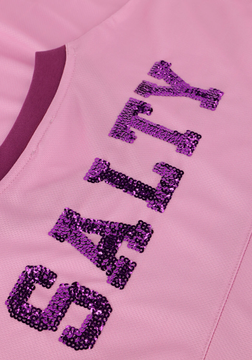 Roze Salty Stitch Mini jurk SPORT TEE DRESS - large