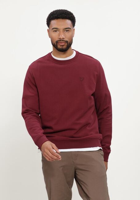 Bordeaux LYLE & SCOTT Trui SUPERFINE CREW NECK SWEATSHIRT - large
