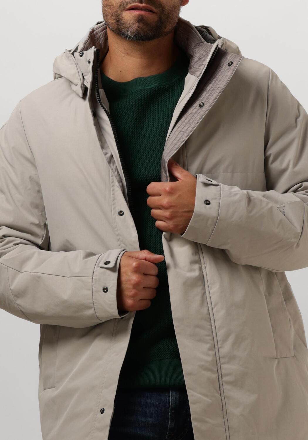 KRAKATAU Heren Jassen Qm484 Beige