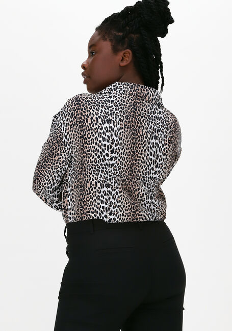 Beige NOTES DU NORD Blouses ALICIA LEOPARD SHIRT - large